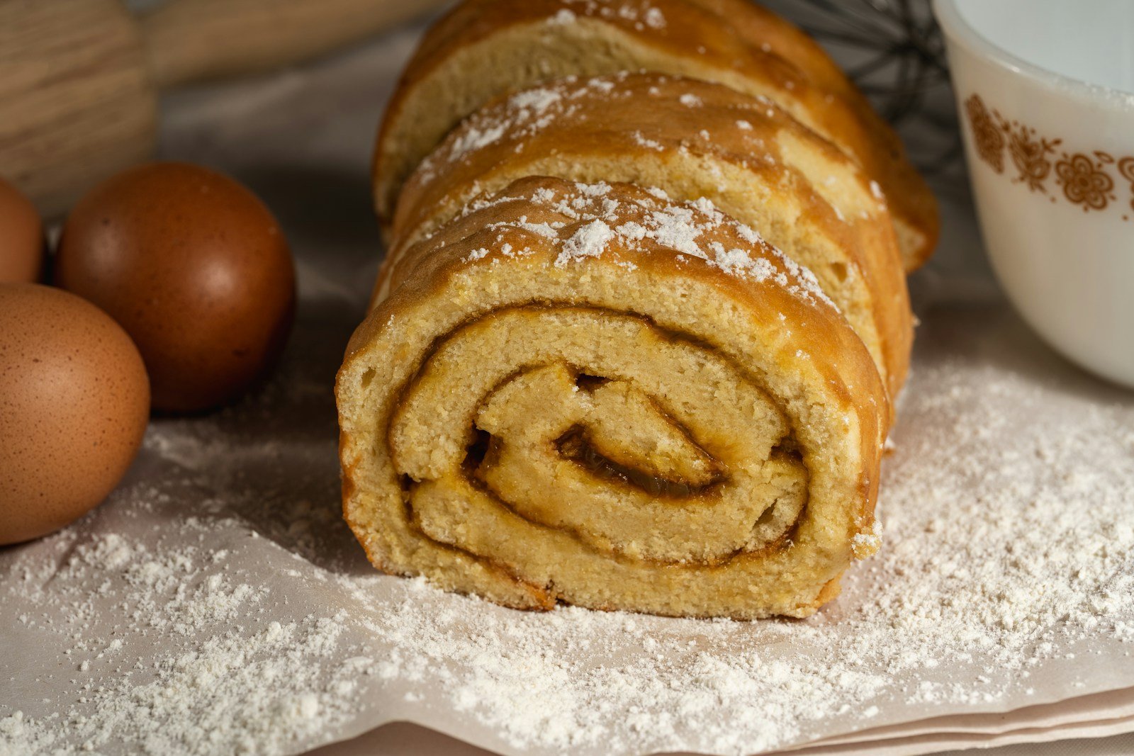 Biscuit roulé fendu, défaut fréquent d'une bûche maison